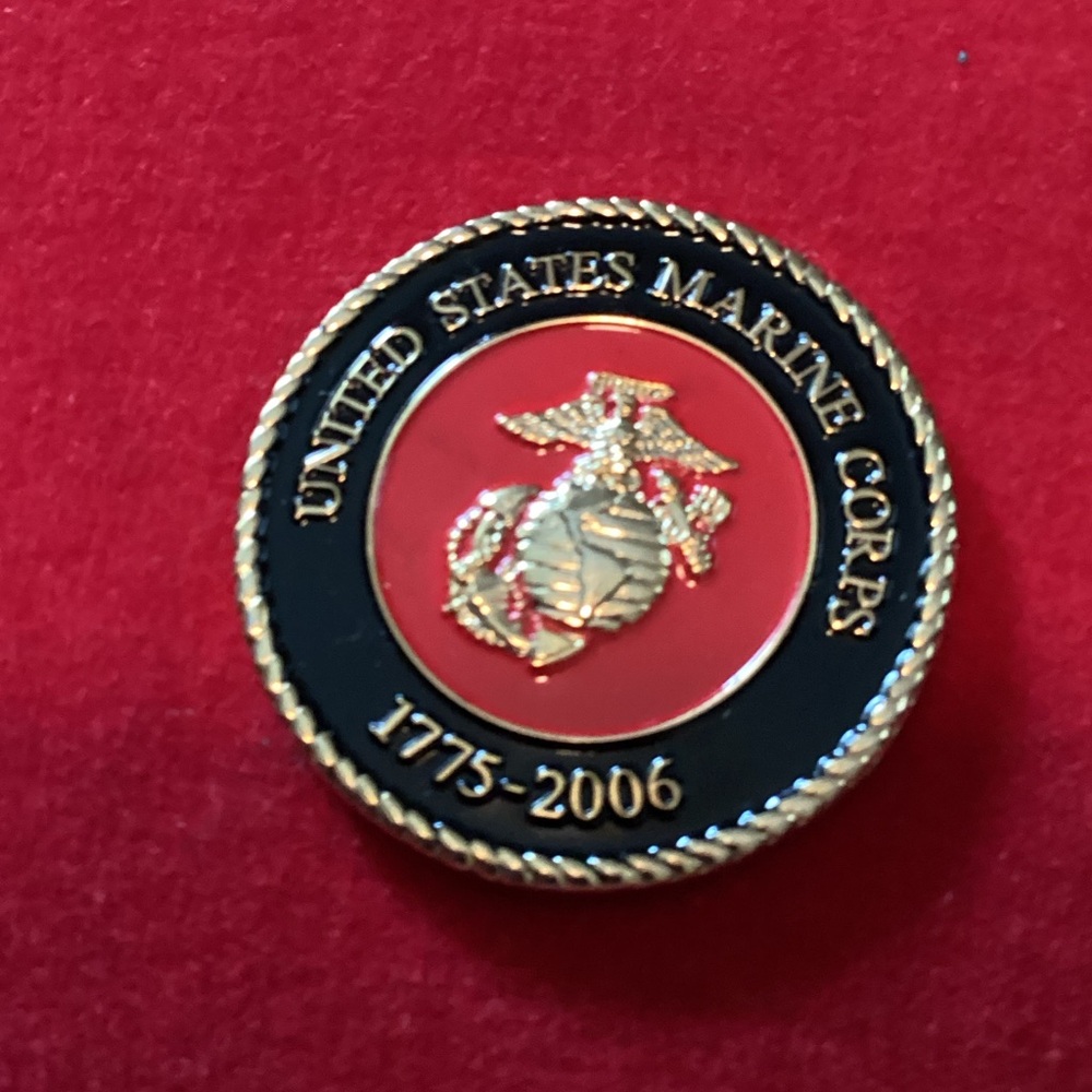 United States Marine Corps Challenge Coin Devens, MA